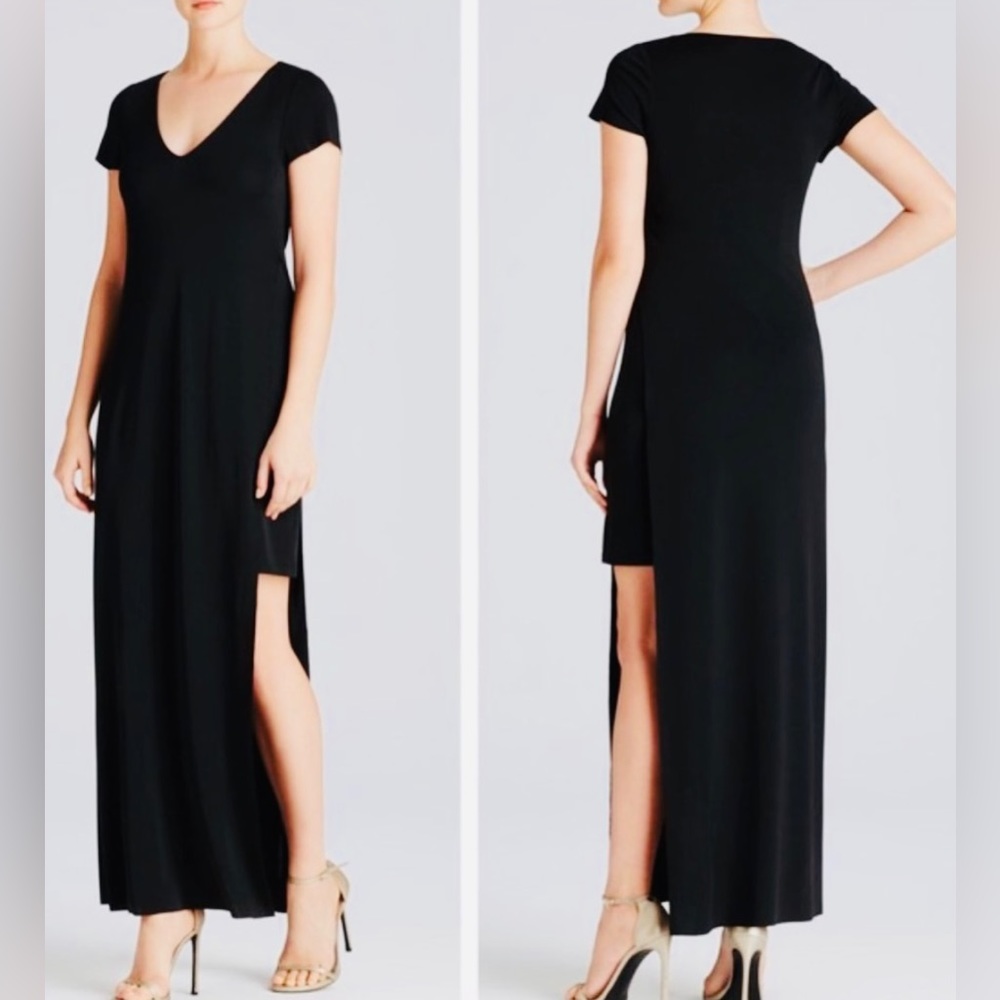 Anthropologie I Bailey 44 Dino Matte Jersey Mini Dress w Maxi Panels. Dress